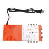 Zopsc 8 Channel Signal Splitter Distribution Amplifier TV Signal Splitter Multi Output Antenna Amplifier with IRS Through 4G LTE Filter for TV System 1 Input 8 Outputs (US) view 1