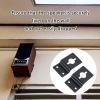 2pcs Speakers Wall Mount Brackets Heavy Duty Metal Hanger Minimalists Speakers Bracket for Most Speakers Accessory view 2