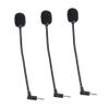SHOWERORO 3pcs Straight Cutting Microphone for Computer Phones Small Portable Made of Plastic Sponge Metal Safe for Speaker Mobile Phone Tablet view 1