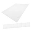 SHINEOFI 8PCS Clear Hard Plastic Page Protectors Poster Sleeves for Photos Documents Certificates Office School Use Reinforced Edges for Durability view 1