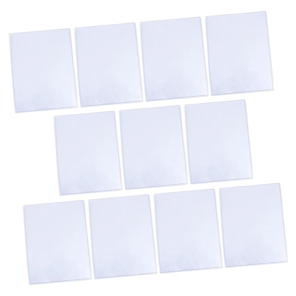 JUMPLAWN 12Pcs Photo Protective Sleeves Covers for Photos Documents and Important Bills Easy Access Top Open Design and Scratch Resistant