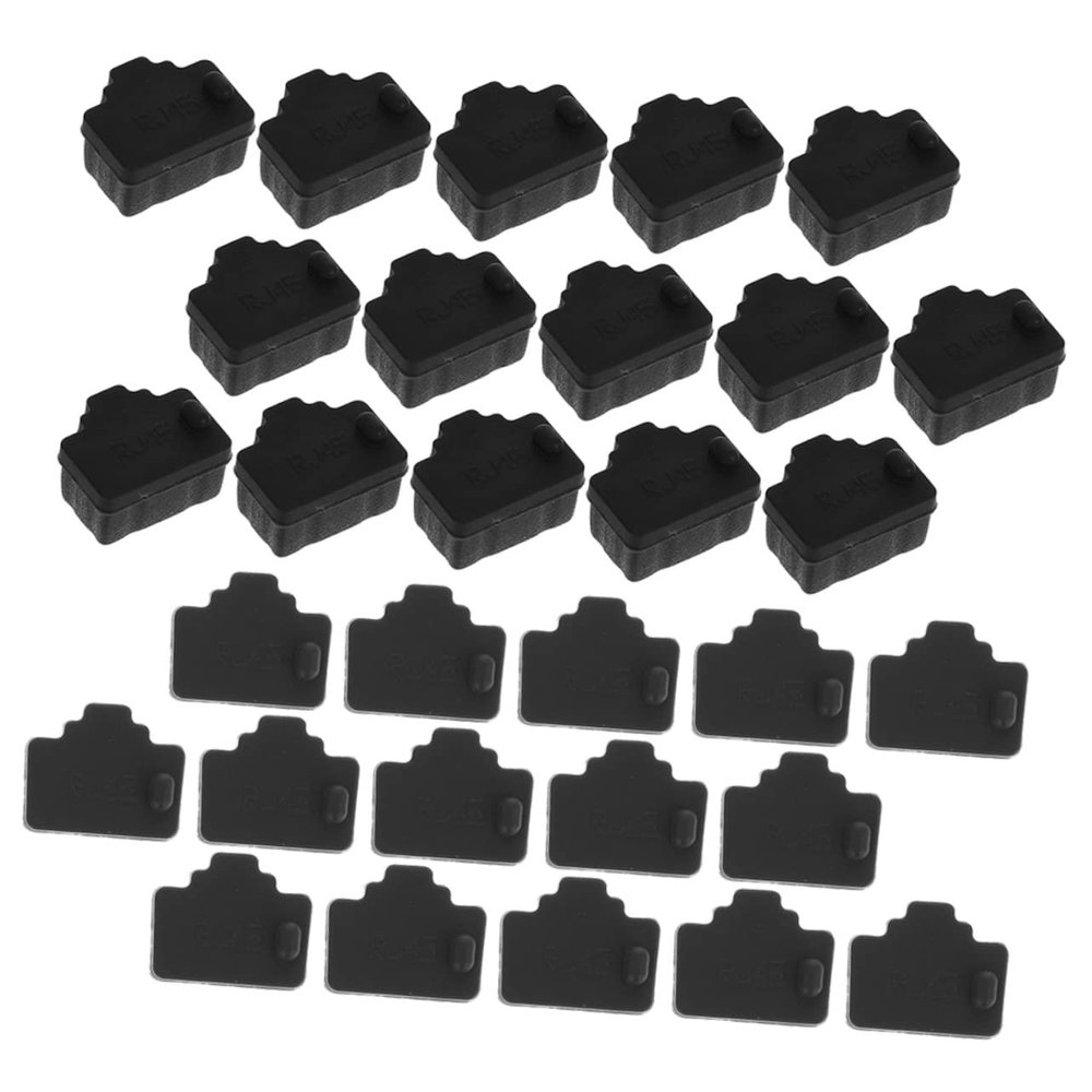 WATIIFUFU 50Pcs Ethernet Port Dust Caps Network Plug Covers for Computers Routers and Tvs Practical Protector for Idle Ports