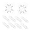 Cabilock 30pcs Self Adhesive Cable Organizer Clips Clear Wire Holders for Home Office Wall Cord Management for USB Charging Appliance Wires view 1