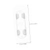 Cabilock 30pcs Self Adhesive Cable Organizer Clips Clear Wire Holders for Home Office Wall Cord Management for USB Charging Appliance Wires view 2