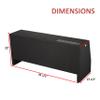 10" Triple Sealed sub Box, fits 96-24 Expedition (w/3rd Row seat) subwoofer Box Custom car Audio Speaker Enclosure view 3