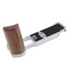 Bewinner Ergonomic Camera Grip for X M5 - Aluminum Alloy and Wood, Unobstructed Access Design, ARCA Compatible with (SILVER) view 3