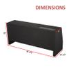 12" Triple Sealed sub Box, fits 96-24 Expedition (w/3rd Row seat) Speaker Box subwoofer Box sub Enclosure Custom car Audio view 3
