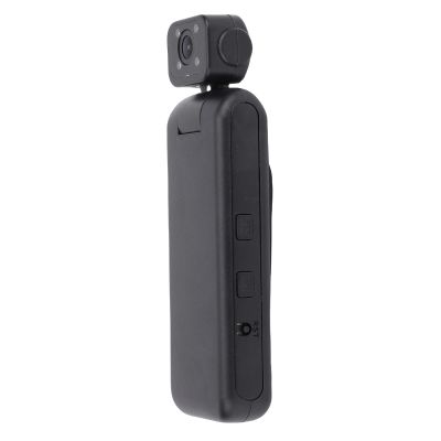 Pomya Portable Camcorder 2K HD Video Camera with 355 Degree Rotatable Wide Angle Lens, Anti Shake Electronic Stabilization, Night Mode, with Back Clamp for Vlogging Sports Travel