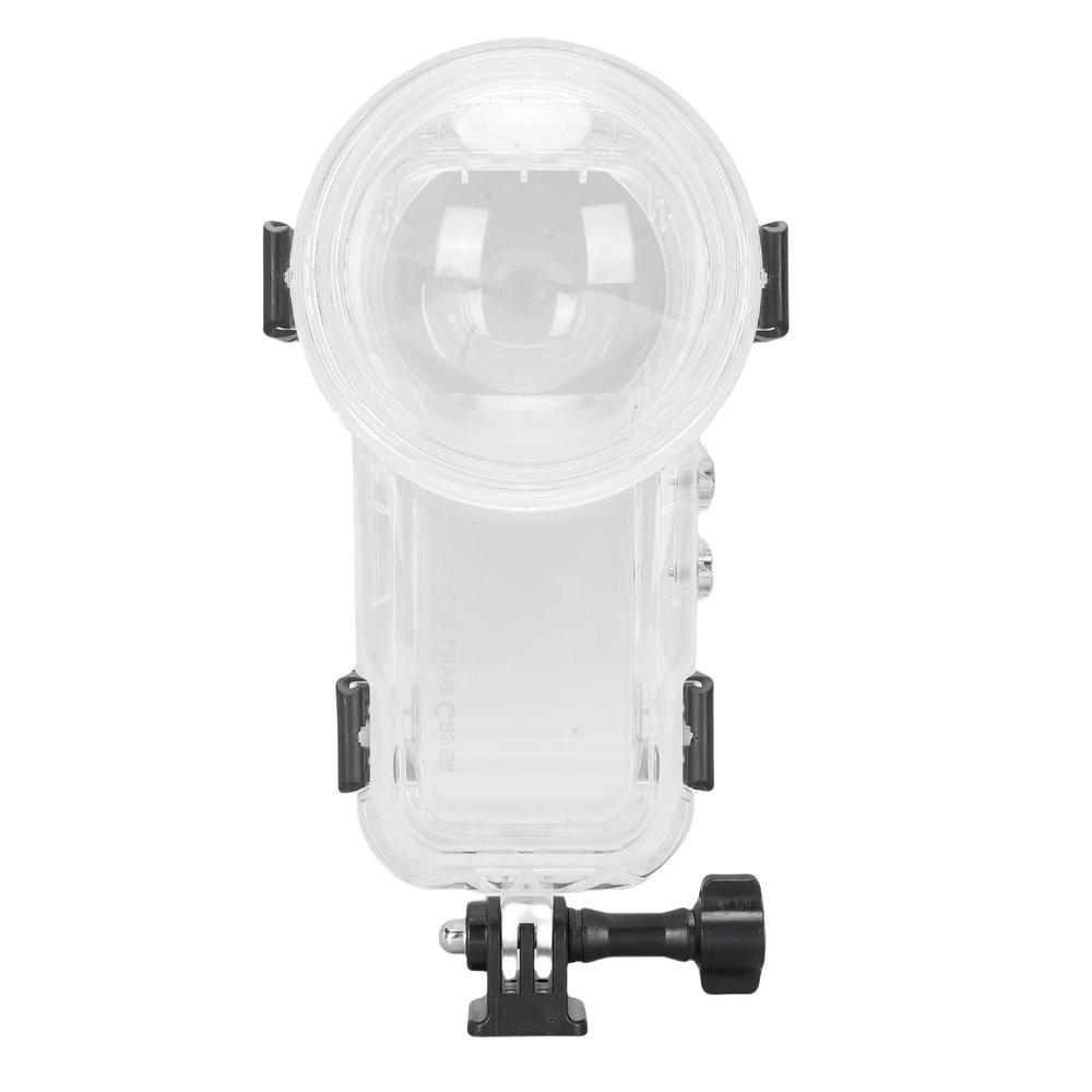 Pomya 360 Dive Housing Case for X5, 60m Water Proof Underwater Dive Case, Panoramic Camera Housing with Bracket, Anti Fog Sheet & Storage Bag