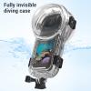 Pomya 360 Dive Housing Case for X5, 60m Water Proof Underwater Dive Case, Panoramic Camera Housing with Bracket, Anti Fog Sheet & Storage Bag view 4