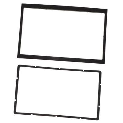 KONTONTY Double Din Installation Kit for Car Stereo Navigation Panel Frame Cover Dashboard Protector Quick Easy Setup for Stylish Audio Upgrade