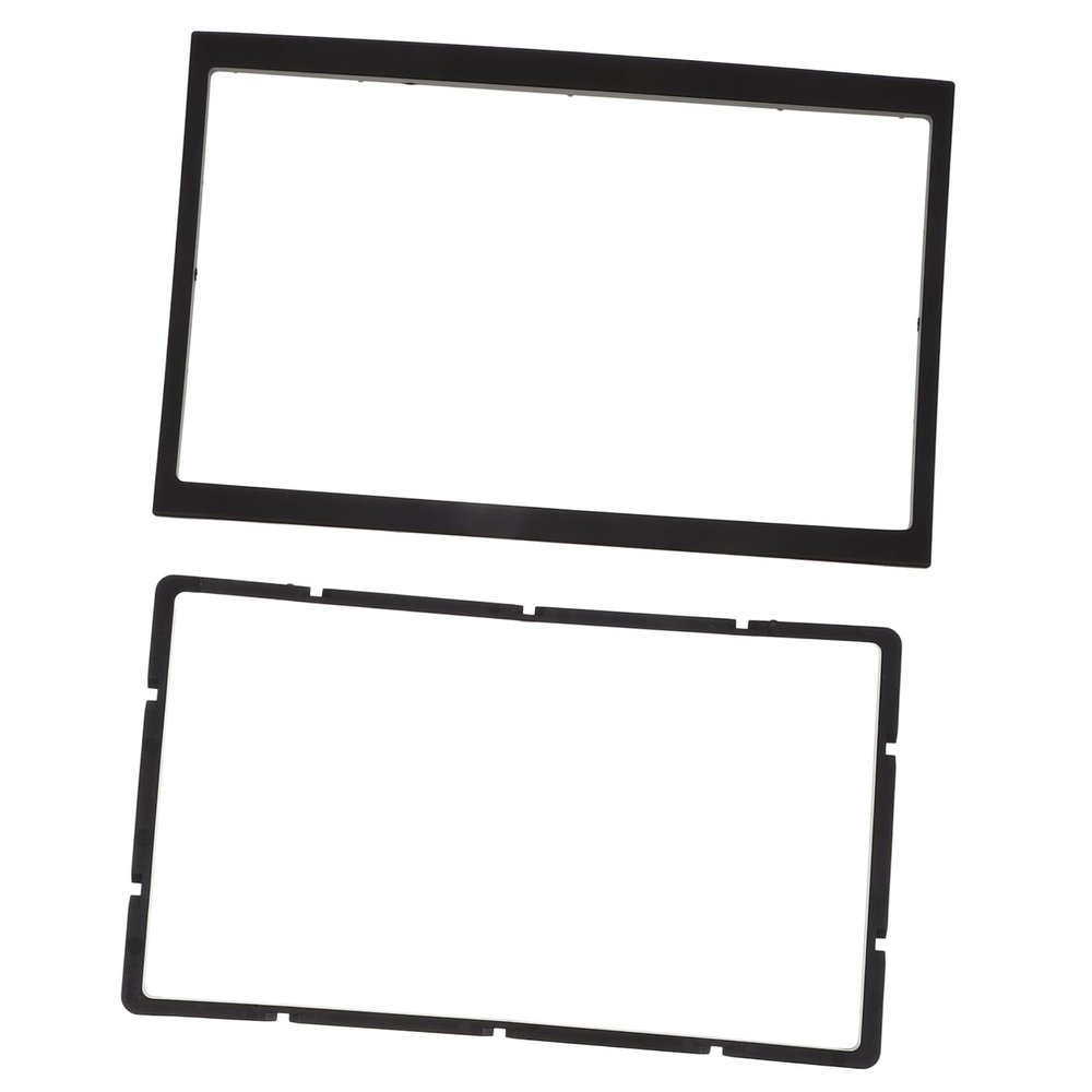 KONTONTY Double Din Installation Kit for Car Stereo Navigation Panel Frame Cover Dashboard Protector Quick Easy Setup for Stylish Audio Upgrade