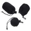 OKUMEYR 3Pcs Neoprene Camera Lens Bag Drawstring Pouch for Cameras Moisture Scratch Protection Versatile Storage for Lens Accessories view 1