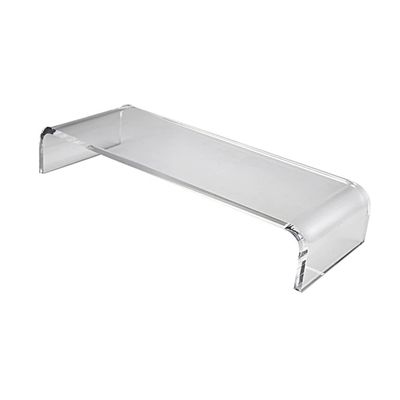 HONMEET Transparent Monitor Riser Stand for Desk Computer Stand for Office Home Use Elevates Screens for Comfortable Viewing Durable Stylish Design