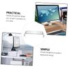 HONMEET Transparent Monitor Riser Stand for Desk Computer Stand for Office Home Use Elevates Screens for Comfortable Viewing Durable Stylish Design view 3