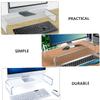 HONMEET Transparent Monitor Riser Stand for Desk Computer Stand for Office Home Use Elevates Screens for Comfortable Viewing Durable Stylish Design view 4