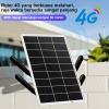 Xiuganpo 15W Solar Powered 4G LTE Modem Router, Extender Signal Boosters with Sim Card Slot, Compatible with 2.4G WiFi Routers, for Campings and Outdoor Area, 164 Feet Long Range view 2