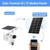 Xiuganpo 15W Solar Powered 4G LTE Modem Router, Extender Signal Boosters with Sim Card Slot, Compatible with 2.4G WiFi Routers, for Campings and Outdoor Area, 164 Feet Long Range view 3
