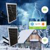 Xiuganpo 15W Solar Powered 4G LTE Modem Router, Extender Signal Boosters with Sim Card Slot, Compatible with 2.4G WiFi Routers, for Campings and Outdoor Area, 164 Feet Long Range view 4
