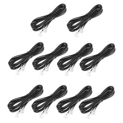 Happyyami 10Pcs Flat Telephone Wire Core Cable Meters High Fidelity Connection for Sound Transmission Reliable Telephone Accessory