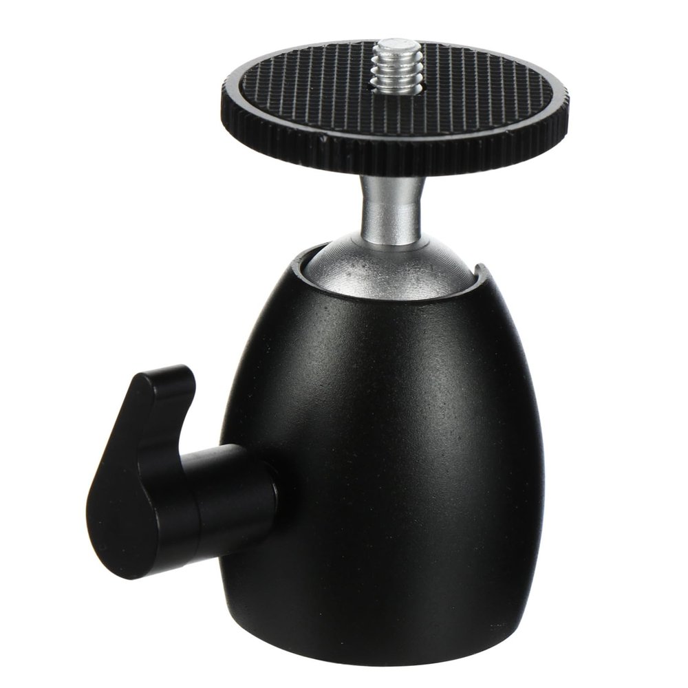 SHINEOFI Universal Camera Tripod Head Mount Adapter 2pcs Oval Ball Head 1/4 Inch Screw for DSLR and Lighting Equipment Compatible Tripods and Selfie Sticks