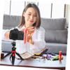 SHINEOFI Universal Camera Tripod Head Mount Adapter 2pcs Oval Ball Head 1/4 Inch Screw for DSLR and Lighting Equipment Compatible Tripods and Selfie Sticks view 3