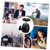 SHINEOFI Universal Camera Tripod Head Mount Adapter 2pcs Oval Ball Head 1/4 Inch Screw for DSLR and Lighting Equipment Compatible Tripods and Selfie Sticks view 4