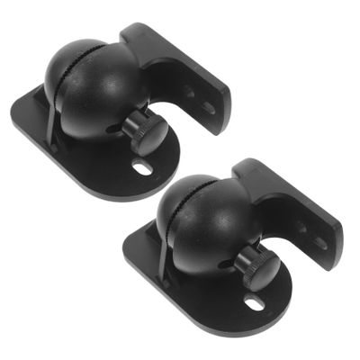POPETPOP 2Sets Speaker Wall Mount Bracket Rotating Tilting Holder for Home Audio Equipment Stable Support for Various Speaker