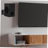 POPETPOP 2Sets Speaker Wall Mount Bracket Rotating Tilting Holder for Home Audio Equipment Stable Support for Various Speaker view 3