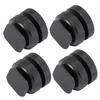 POPETPOP 4Pcs Aluminum Alloy Hot Shoe Mount Adapter Dual Cold Shoe Converter with Tripod Screw for LED Lights Microphones and Monitors Compatible with DSLR and Camcorders view 1
