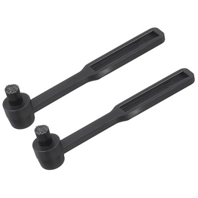 LIFKICH 2Pcs Vinyl Record Cleaner Brushes Gentle Stylus Brush for Turntable Needles Multi Functional Safe for Record Player Camera Lens Cleaning