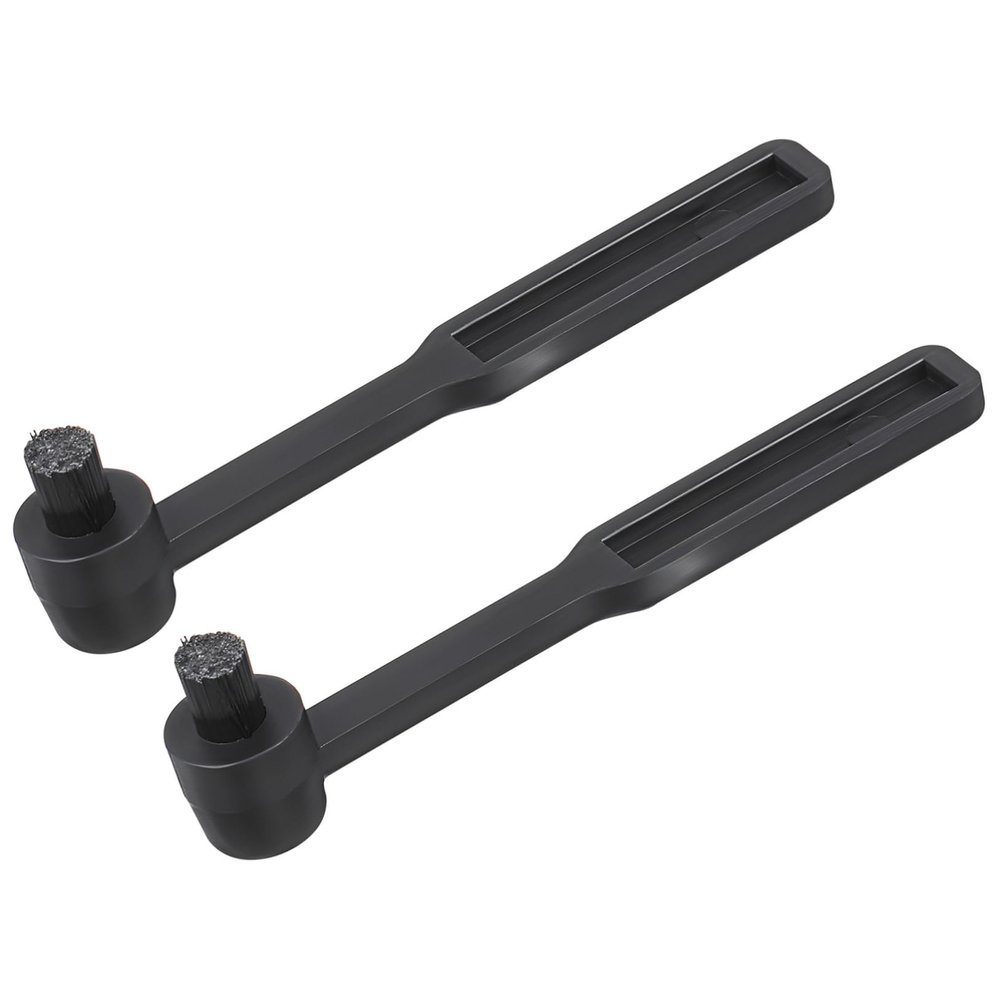 LIFKICH 2Pcs Vinyl Record Cleaner Brushes Gentle Stylus Brush for Turntable Needles Multi Functional Safe for Record Player Camera Lens Cleaning