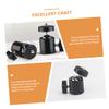 GALPADA 2Pcs Hot Shoe Mount Tripod Ball Head Rotatable Camera Mount for Ring Lights LED Video Lights and Accessories Professional Ball Head for Versatile Photography view 3