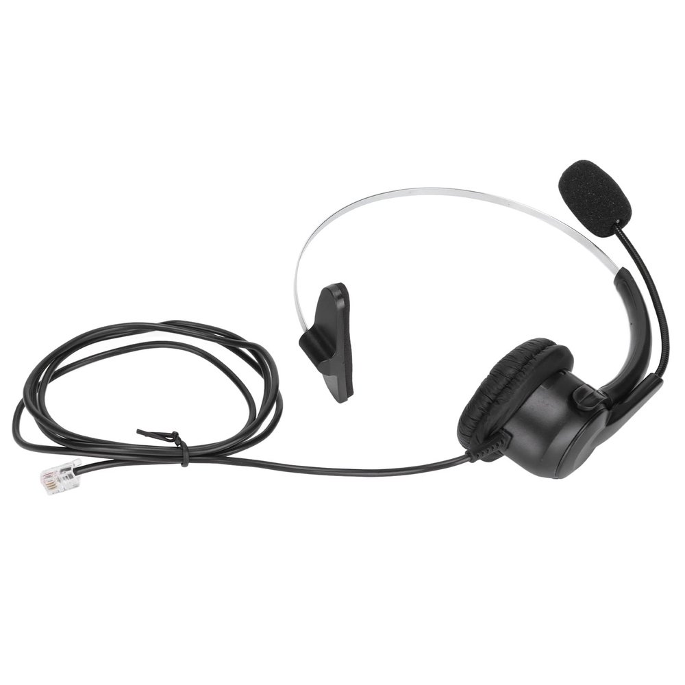 Dioche Phone Headset RJ9 with 330 Adjustable Microphone for Office and Home Landline Phone - Noise Cancelling Earphone Compatible with Call Center Equipment