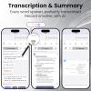 AI Voice Recorder, NEWYES Ailog Smart Digital Audio Recorder Meeting Card, App Control, Transcribe & Summarize, 188+ Languages Translation, 64GB Memory, for Meetings, Conference, Business, Calls view 2