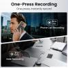 AI Voice Recorder, NEWYES Ailog Smart Digital Audio Recorder Meeting Card, App Control, Transcribe & Summarize, 188+ Languages Translation, 64GB Memory, for Meetings, Conference, Business, Calls view 4