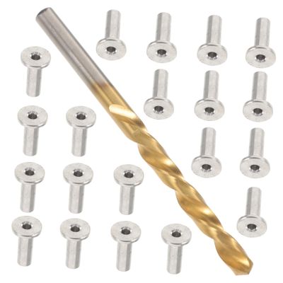 NUOBESTY 31-Piece T316 Stainless Steel Cable Railing Protector Sleeve Kit for Decks Waterproof Grommets and Hardware for Wood Posts Easy Installation