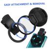 HOMOBABE Filter Clip for Mobile Phones Practical Camera Filter with Points Effect Compatible with Various Phone Models for Creative Night Photography view 3