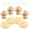 4PCS Speaker Isolation Feet Spikes High Hardness Copper Alloy Pads for Vibration Dampening for Tower Speakers and Audio Equipment view 1