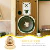 4PCS Speaker Isolation Feet Spikes High Hardness Copper Alloy Pads for Vibration Dampening for Tower Speakers and Audio Equipment view 2