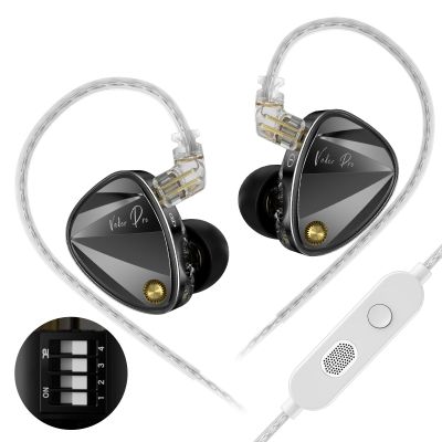 KZ Vader Pro in Ear Monitor with Tuning Switches