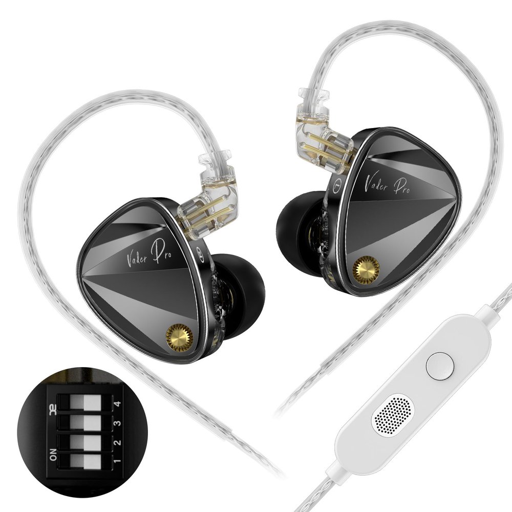 KZ Vader Pro in Ear Monitor with Tuning Switches