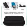 DIYEAH Cable Management Box Storage Bag for Electronics Organize Cables Usb Drives Mobile Phones Chargers Mesh Pocket view 2