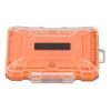 Dpofirs Memory Card Case with ShockResistant Interior - ABS & TPE Organizer for Outdoor Storage (Orange) view 2