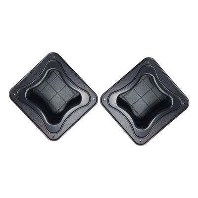 BESPORTBLE 2Pcs Recessed Speaker Handles for Amplifiers Ergonomic Plastic Design for Easy Installation for Stage Event Speakers Durable Convenient Carrier Handles