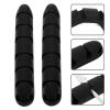 DIYEAH 2Pcs Desk Cord Organizer Adhesive Cable Clips with Slots for Data and Headphone Cables Self Adhesive Cable Management for view 2