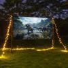 100" 120" 150" 4K HD Portable Projector Screen, 16:9 Anti-Crease Outdoor Movie Screen with Tripod Stand for Camping Backyard Home Theater(150 Inch) view 3