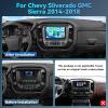 [8 Core 4+64GB]Qualcomm Android 15 Car Stereo for Chevy Silverado GMC Sierra 2014 2015 2016 2017 2018 with CarPlay Android Auto,10" Car Radio with Bluetooth5.1 GPS WiFi FM/RDS DSP SWC EQ Backup Camera view 2