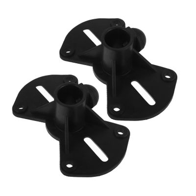 Abaodam 2Pcs Speaker Stands with Wide Tray for Desktop Music Speakers Stable Support Bases for Home Studio Use Durable Lightweight Design