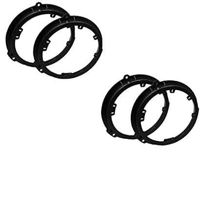 5.25" 6" 6.5" 6.75" Inch F+R Car Stereo Speaker Install Bracket Plates -Made for Ford: 2021-2024 Bronco Sport, 2015-2023 Edge, 2013-2022 Escape, 2015-2023 Mustang, Made for 2021-2024 Mach E + More